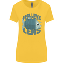 Photography Funny Fisheye Lens Photographer Womens Wider Cut T-Shirt Yellow