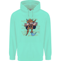 Pi Pirate Funny Maths Equation Geek Nerd Childrens Kids Hoodie Peppermint