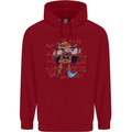 Pi Pirate Funny Maths Equation Geek Nerd Childrens Kids Hoodie Red