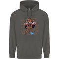 Pi Pirate Funny Maths Equation Geek Nerd Childrens Kids Hoodie Storm Grey