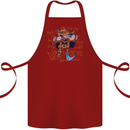 Pi Pirate Funny Maths Equation Geek Nerd Cotton Apron 100% Organic Maroon