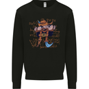 Pi Pirate Funny Maths Equation Geek Nerd Kids Sweatshirt Jumper Black