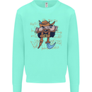 Pi Pirate Funny Maths Equation Geek Nerd Kids Sweatshirt Jumper Peppermint