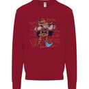 Pi Pirate Funny Maths Equation Geek Nerd Kids Sweatshirt Jumper Red