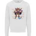Pi Pirate Funny Maths Equation Geek Nerd Kids Sweatshirt Jumper White