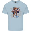 Pi Pirate Funny Maths Equation Geek Nerd Kids T-Shirt Childrens Light Blue