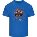 Pi Pirate Funny Maths Equation Geek Nerd Kids T-Shirt Childrens Royal Blue