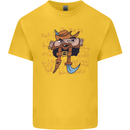 Pi Pirate Funny Maths Equation Geek Nerd Kids T-Shirt Childrens Yellow