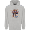 Pi Pirate Funny Maths Equation Geek Nerd Mens 80% Cotton Hoodie Sports Grey