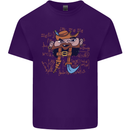 Pi Pirate Funny Maths Equation Geek Nerd Mens Cotton T-Shirt Tee Top Purple