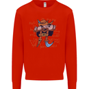 Pi Pirate Funny Maths Equation Geek Nerd Mens Sweatshirt Jumper Bright Red