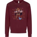 Pi Pirate Funny Maths Equation Geek Nerd Mens Sweatshirt Jumper Maroon