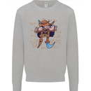 Pi Pirate Funny Maths Equation Geek Nerd Mens Sweatshirt Jumper Sports Grey