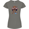 Pi Pirate Funny Maths Equation Geek Nerd Womens Petite Cut T-Shirt Charcoal