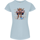 Pi Pirate Funny Maths Equation Geek Nerd Womens Petite Cut T-Shirt Light Blue