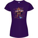Pi Pirate Funny Maths Equation Geek Nerd Womens Petite Cut T-Shirt Purple