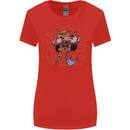 Pi Pirate Funny Maths Equation Geek Nerd Womens Wider Cut T-Shirt Red
