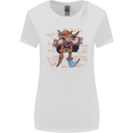 Pi Pirate Funny Maths Equation Geek Nerd Womens Wider Cut T-Shirt White