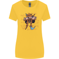 Pi Pirate Funny Maths Equation Geek Nerd Womens Wider Cut T-Shirt Yellow
