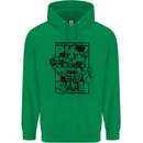 Pick Your Poison Beer Alcohol Skeleton Skull Childrens Kids Hoodie Irish Green
