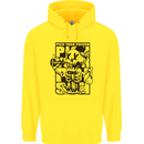 Pick Your Poison Beer Alcohol Skeleton Skull Childrens Kids Hoodie Yellow