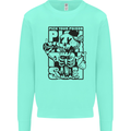 Pick Your Poison Beer Alcohol Skeleton Skull Kids Sweatshirt Jumper Peppermint