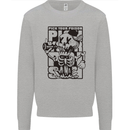 Pick Your Poison Beer Alcohol Skeleton Skull Kids Sweatshirt Jumper Sports Grey