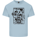 Pick Your Poison Beer Alcohol Skeleton Skull Kids T-Shirt Childrens Light Blue