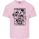Pick Your Poison Beer Alcohol Skeleton Skull Kids T-Shirt Childrens Light Pink
