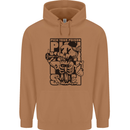 Pick Your Poison Beer Alcohol Skeleton Skull Mens 80% Cotton Hoodie Caramel Latte