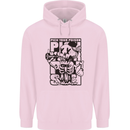 Pick Your Poison Beer Alcohol Skeleton Skull Mens 80% Cotton Hoodie Light Pink