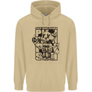 Pick Your Poison Beer Alcohol Skeleton Skull Mens 80% Cotton Hoodie Sand