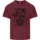 Pick Your Poison Beer Alcohol Skeleton Skull Mens Cotton T-Shirt Tee Top Maroon