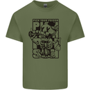 Pick Your Poison Beer Alcohol Skeleton Skull Mens Cotton T-Shirt Tee Top Military Green