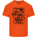 Pick Your Poison Beer Alcohol Skeleton Skull Mens Cotton T-Shirt Tee Top Orange