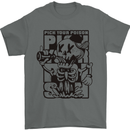 Pick Your Poison Beer Alcohol Skeleton Skull Mens T-Shirt 100% Cotton Charcoal