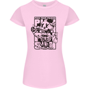 Pick Your Poison Beer Alcohol Skeleton Skull Womens Petite Cut T-Shirt Light Pink