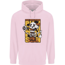 Pick Your Poison Beer Alcohol Skull Skeleton Childrens Kids Hoodie Light Pink