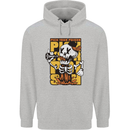 Pick Your Poison Beer Alcohol Skull Skeleton Childrens Kids Hoodie Sports Grey