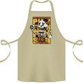 Pick Your Poison Beer Alcohol Skull Skeleton Cotton Apron 100% Organic Khaki