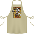 Pick Your Poison Beer Alcohol Skull Skeleton Cotton Apron 100% Organic Khaki