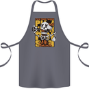 Pick Your Poison Beer Alcohol Skull Skeleton Cotton Apron 100% Organic Steel