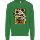 Pick Your Poison Beer Alcohol Skull Skeleton Kids Sweatshirt Jumper Irish Green