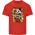 Pick Your Poison Beer Alcohol Skull Skeleton Kids T-Shirt Childrens Red