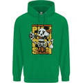 Pick Your Poison Beer Alcohol Skull Skeleton Mens 80% Cotton Hoodie Irish Green