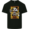 Pick Your Poison Beer Alcohol Skull Skeleton Mens Cotton T-Shirt Tee Top Black