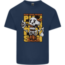 Pick Your Poison Beer Alcohol Skull Skeleton Mens Cotton T-Shirt Tee Top Navy Blue