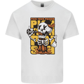 Pick Your Poison Beer Alcohol Skull Skeleton Mens Cotton T-Shirt Tee Top White