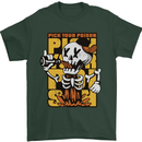 Pick Your Poison Beer Alcohol Skull Skeleton Mens T-Shirt 100% Cotton Forest Green