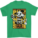 Pick Your Poison Beer Alcohol Skull Skeleton Mens T-Shirt 100% Cotton Irish Green